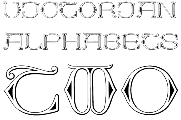 A Victorian Alphabets Two Font for Editorial Charm