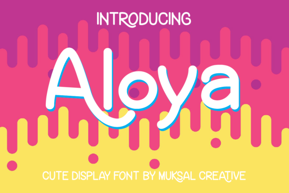 Aloya: A Friendly Display Typeface for Editorial Warmth