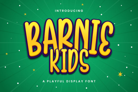 Barnie Kids Review: A Playful Display Font Worth Using