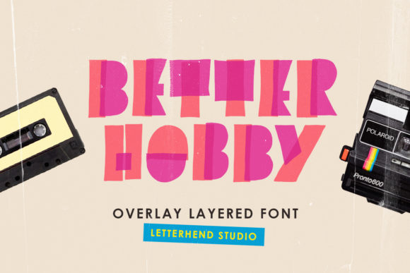 Better Hobby: A Playful Display Font for Creative Makers