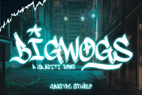 Bigwogs: A Graffiti Display Font for Bold Editorial Design