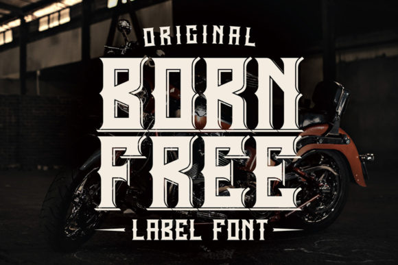 Born Free: A Bold Display Font for Editorial Design