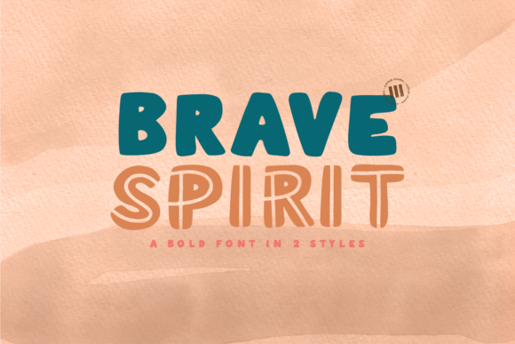 Brave Spirit: A Display Font That Makes Handmade Products Shine