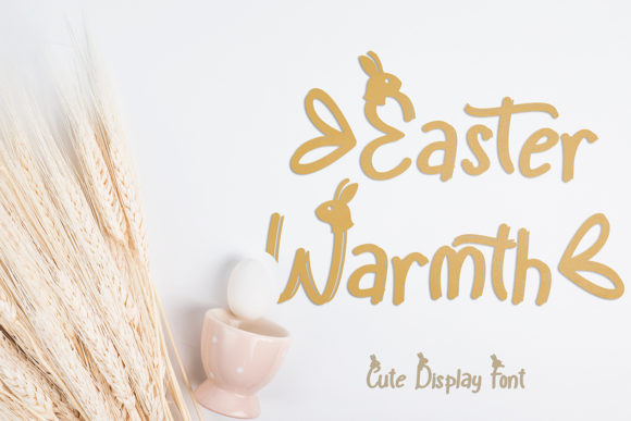 Easter Warmth: A Display Font That Feels Like Soft Spring Luxury