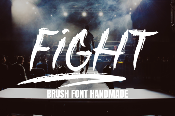 Fight: A Brushed Display Font for Editorial Impact