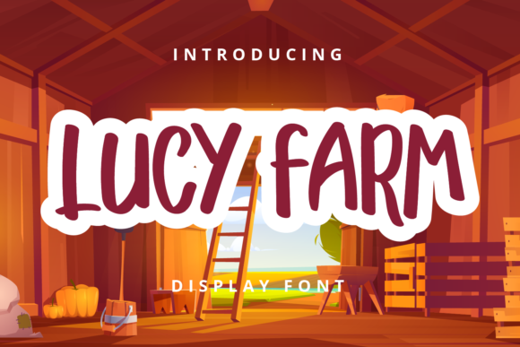 Lucy Farm: A Display Font That Makes Your Headlines Stick