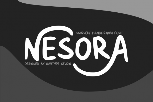 Nesora: The Organic Display Font for Crafters