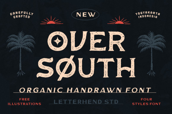 Over South: A Display Font with Digital Personality