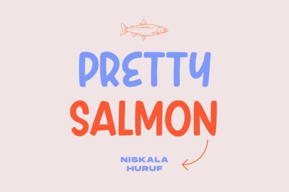 Pretty Salmon: A Warm Display Font for Digital Branding