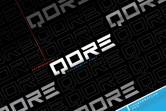 Qore: A Bold Display Font for Modern Campaigns