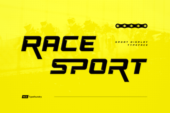 Race Sport Font: A Maker's Display Typeface