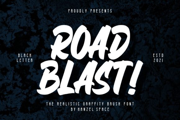 Road Blast Display Font: Vintage Power for Branding
