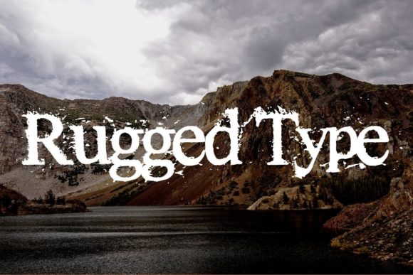 Rugged Type Font: A Vintage Display Typeface for Bold Campaigns