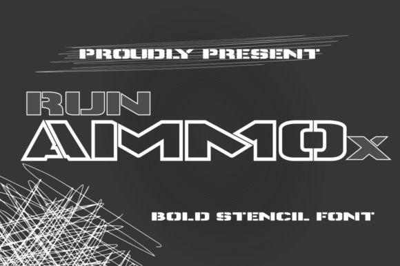 Runammox: A Bold Stencil Font That Transforms Handmade Products