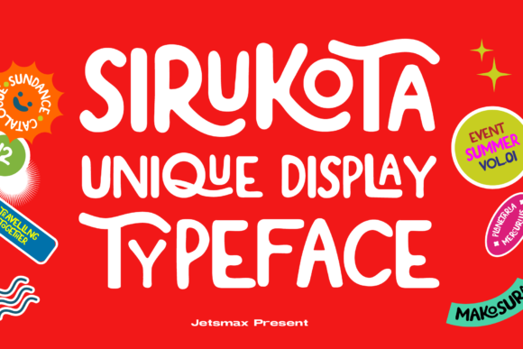 Sirukota: A Quirky Display Font for Bold Campaigns