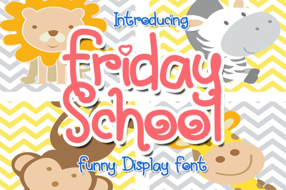 The Friday School Font: A Playful Typeface for Makers