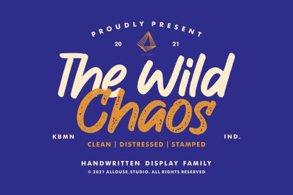 The Wild Chaos: A Display Font for Editorial Design