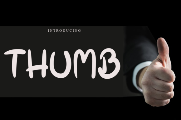 Thumb: A Bold Display Font for Playful Web Design